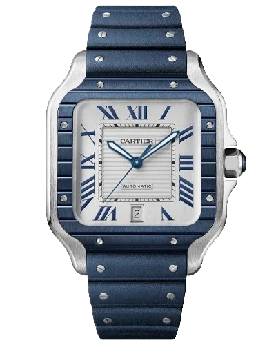Премиальная реплика Cartier Santos Blue WSSA0047