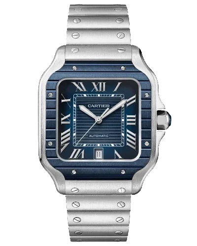 Премиальная реплика Cartier Santos Silver WSSA0048