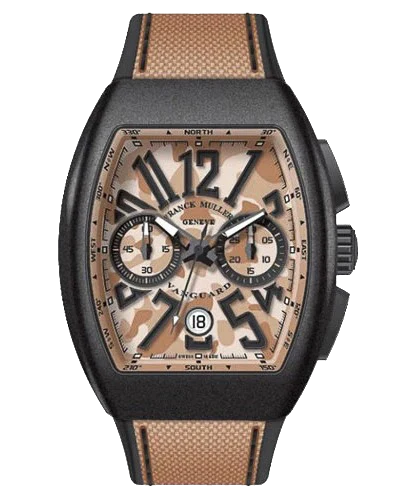 Премиальная реплика Franck Muller Vanguard Camouflage Chronograph V45-CC-DT-CAMOU-TTNRMC-SB