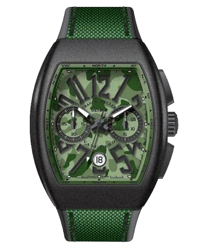 Премиальная реплика Franck Muller Vanguard Camouflage Chronograph V45-CC-DT-CAMOU-TTNRMC-VE