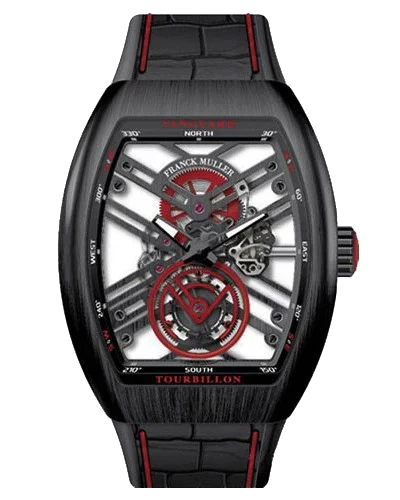 Премиальная реплика Franck Muller Vanguard Tourbillon V45-T-SQT-TTNRBR-ER