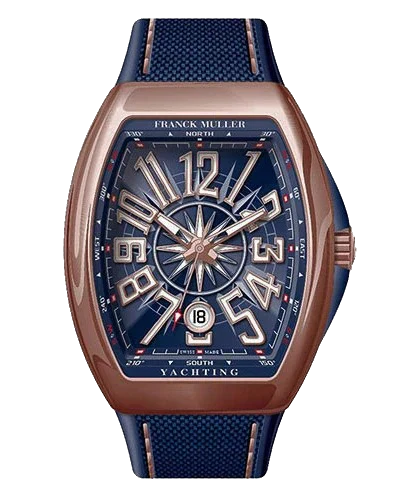 Премиальная реплика Franck Muller Vanguard Yachting V45-SC-DT-YACHT-5N-BL