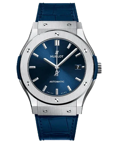Премиальная реплика Hublot Classic Fusion 542.NX.7170.LR, синий циферблат