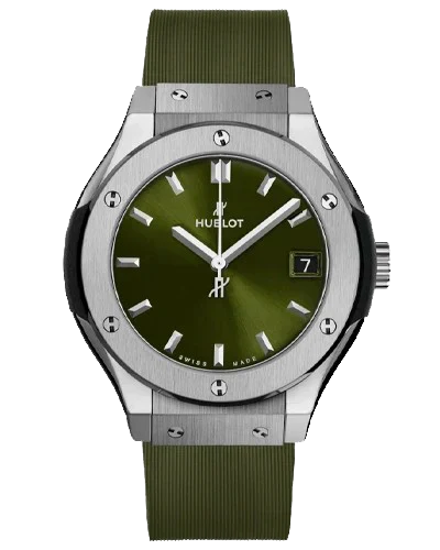 Премиальная реплика Hublot Classic Fusion 581.NX.8970.RX, зелёный циферблат