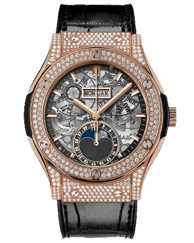 Премиальная реплика Hublot Classic Fusion Aerofusion Moonphase 547.OX.0180.LR.1704