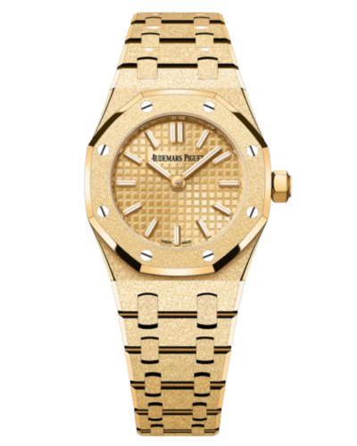 Премиальная реплика Audemars Piguet Royal Oak Mini Frosted Gold 67630BA.GG.1312BA.01