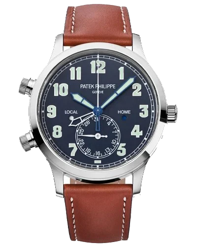 Премиальная реплика Patek Philippe Calatrava Pilot Travel Time 5524G-001