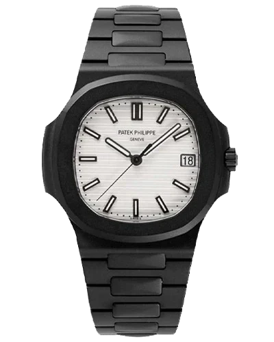 Премиальная реплика Patek Philippe Nautilus MAD Paris Custom Black & White
