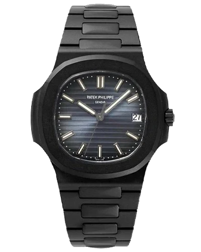 Премиальная реплика Patek Philippe Nautilus MAD Paris Custom Black & Navy