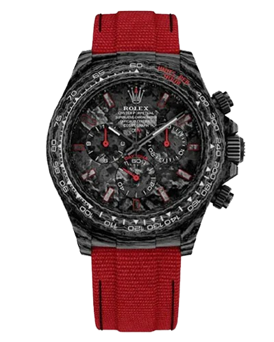 Премиальная реплика Rolex Cosmograph Daytona DiW Custom Carbon Red