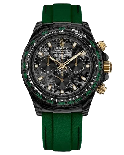Премиальная реплика Rolex Cosmograph Daytona DiW Custom Carbon Green