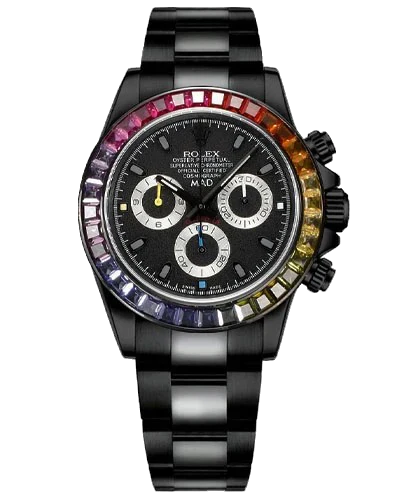 Rolex Cosmograph Daytona MAD Paris Custom Rainbow