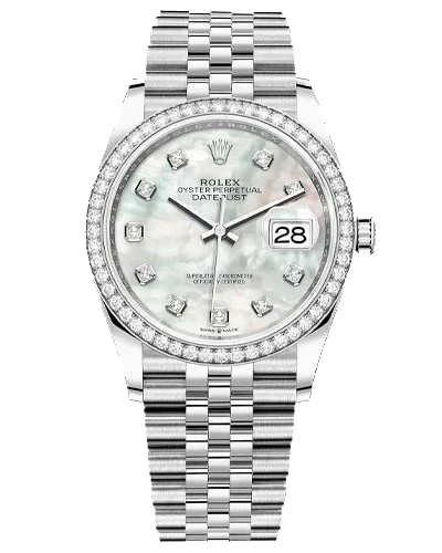 Rolex Datejust 126284RBR-0011, с фианитами на безеле