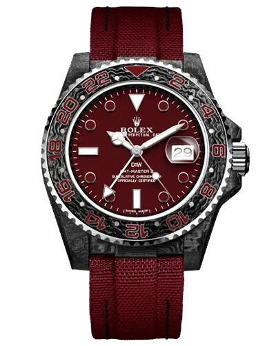 Rolex GMT-Master II DiW Custom Carbon Burgundy