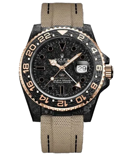 Премиальная реплика Rolex GMT-Master II DiW Custom Carbon Everose