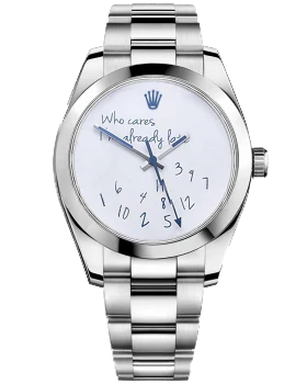 Премиальная реплика Rolex Milgauss 124300 Mad Paris Who Care Edition