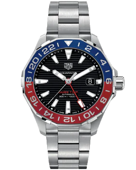 Премиальная реплика Tag Heuer Aquaracer Calibre 7 GMT WAY201F.BA0927