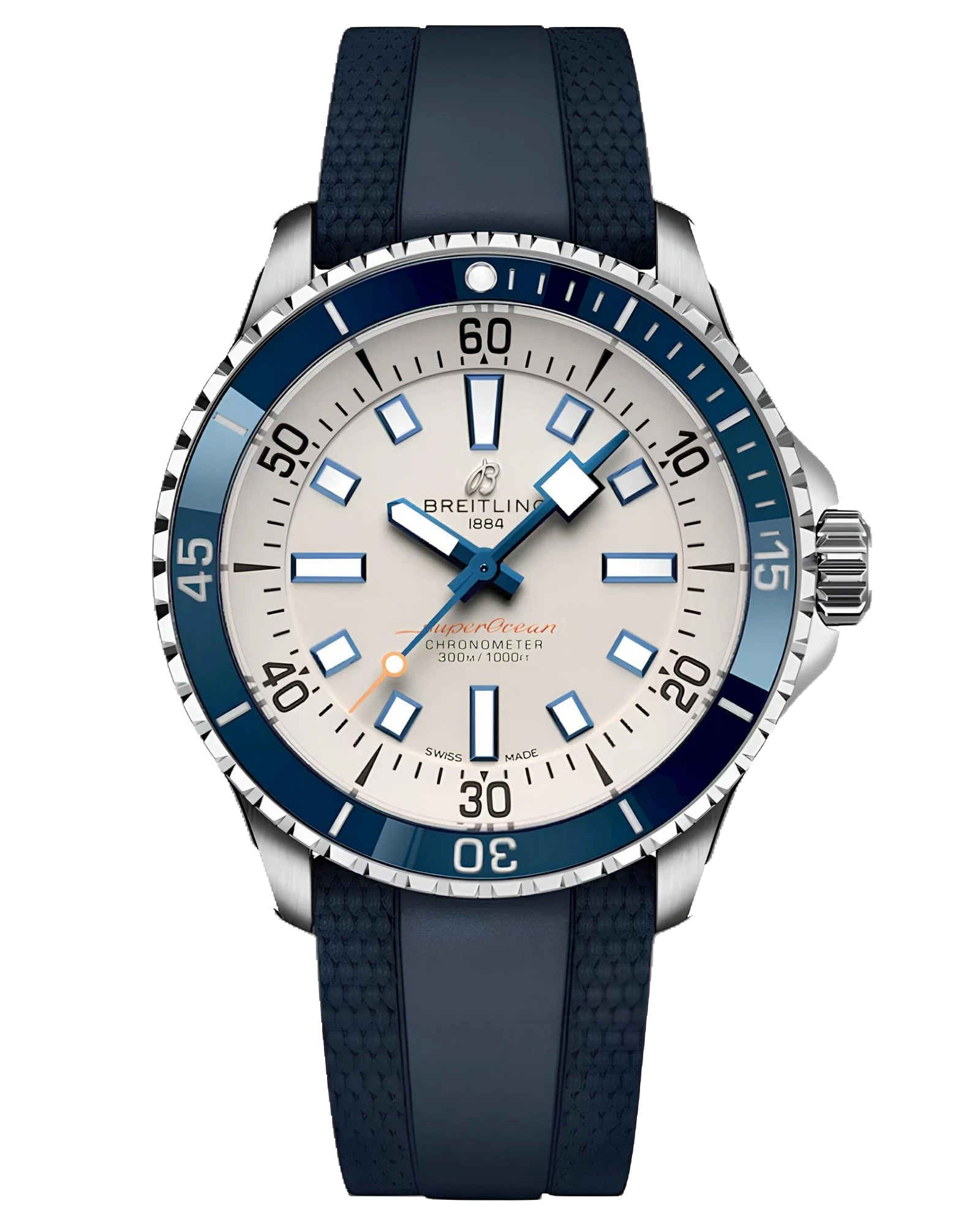 Breitling Superocean Automatic Rubber Strap A17375E71G1S1