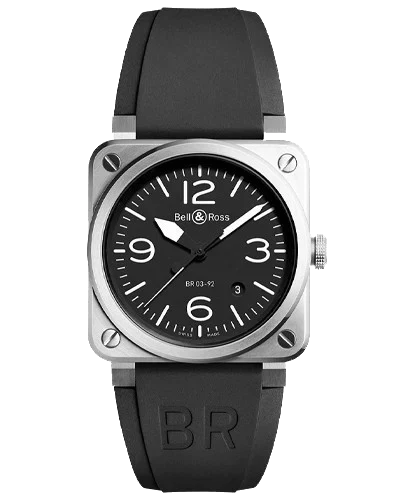 Премиальная реплика Bell & Ross Instruments BR0392-BLC-ST