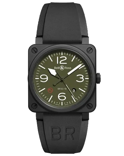 Премиальная реплика Bell & Ross Instruments BR0392-MIL-CE