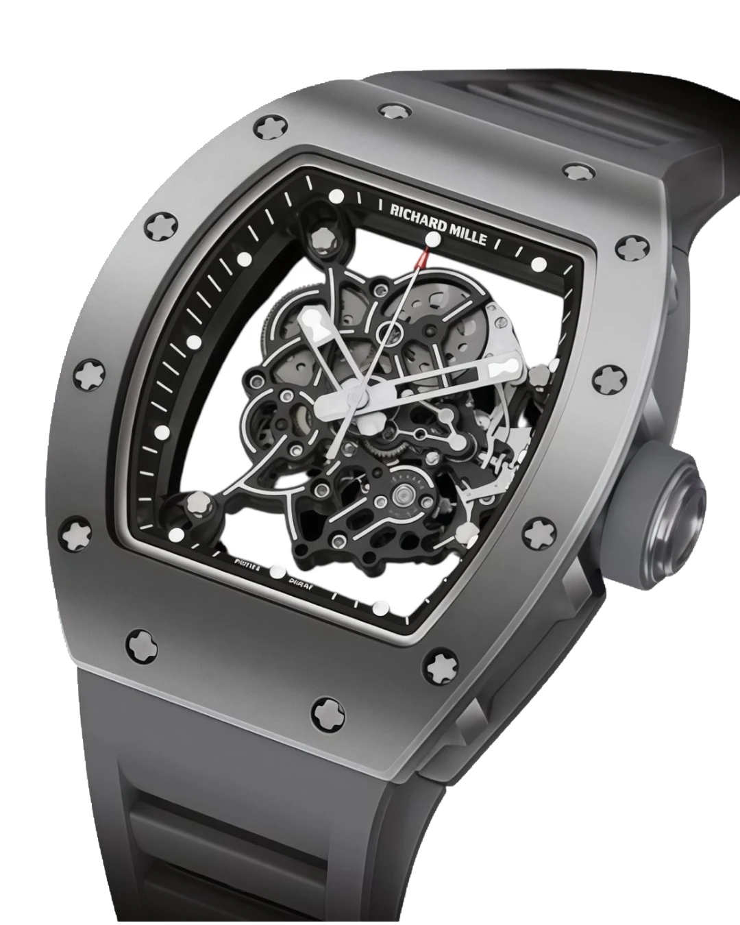 Richard Mille RM 055 Bubba Watson Black Edition, серо-чёрное оформление