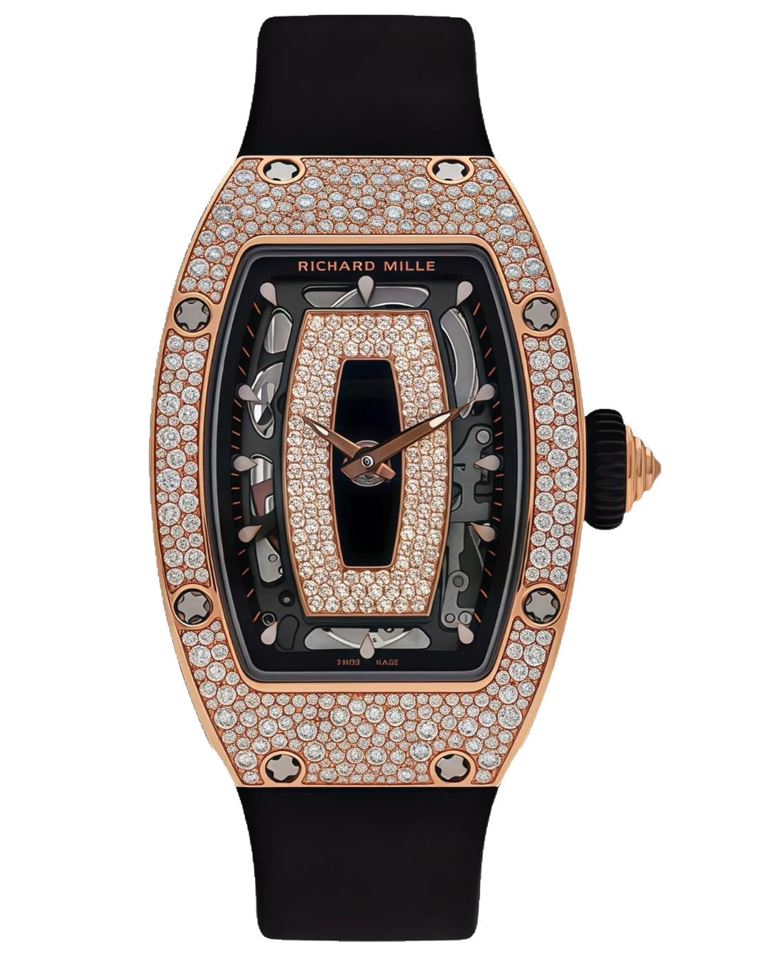 Richard Mille RM07-01 RG Snow Set Black Lips