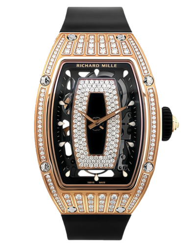 Премиальная реплика Richard Mille RM07-01 Medium Set Diamonds (Black Lips)