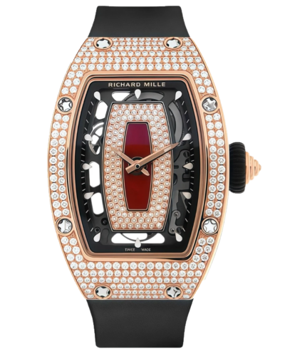Премиальная реплика Richard Mille RM07-01 Full Set Diamonds (Red Lips)