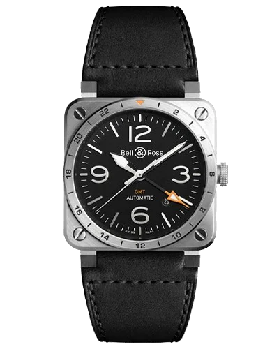 Премиальная реплика Bell & Ross Instruments BR0393-GMT-ST
