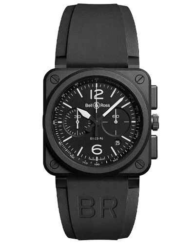 Премиальная реплика Bell & Ross Instruments Chronograph BR0394-BL-CE