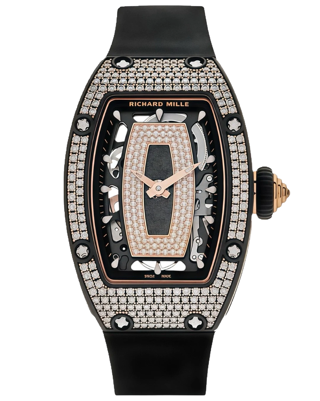 Richard Mille RM07-01 Carbon TPT Full Set Diamonds
