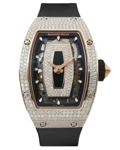 Премиальная реплика Richard Mille RM07-01 Full Set Diamonds (Black Lips)