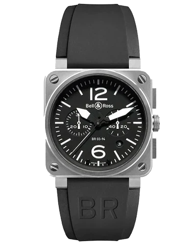 Премиальная реплика Bell & Ross Instruments Chronograph BR0394-BL-ST