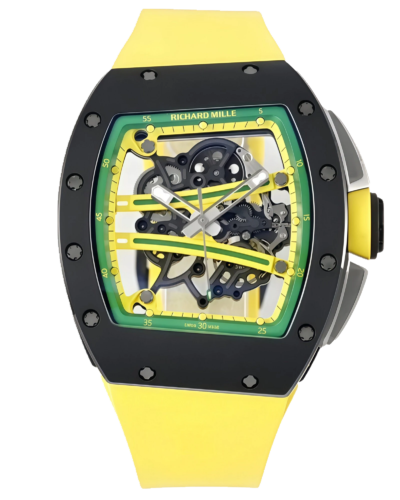 Премиальная реплика Richard Mille RM61-01 Replica Watch Yohan Blake Black Ceramic Case ZF