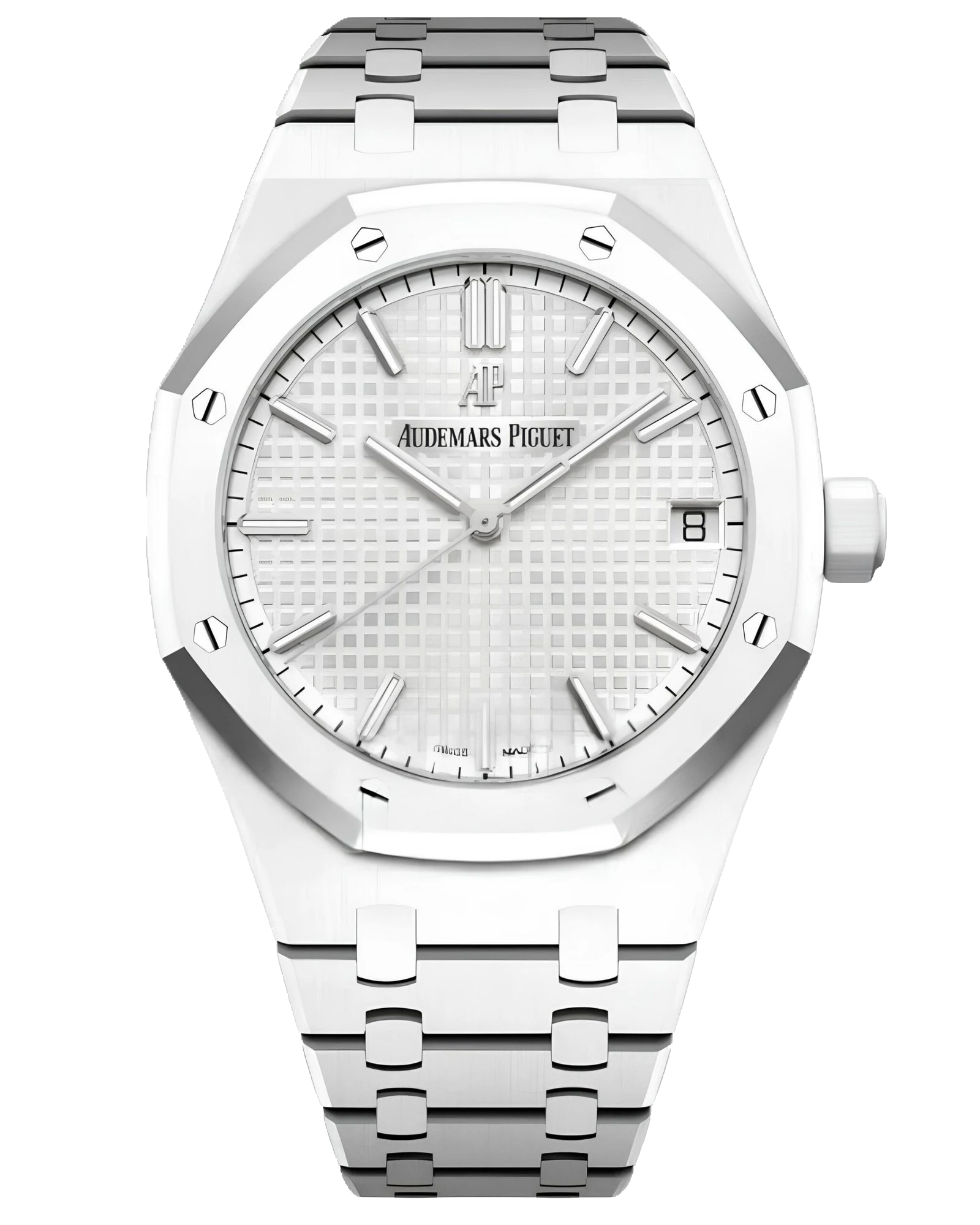 Audemars Piguet Royal Oak Ceramic 15500ST, светлый циферблат