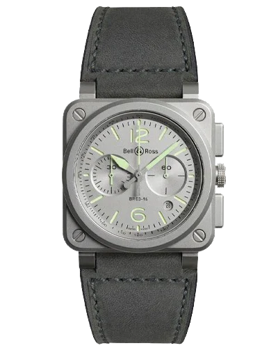 Премиальная реплика Bell & Ross Instruments Chronograph BR0394-GR-ST