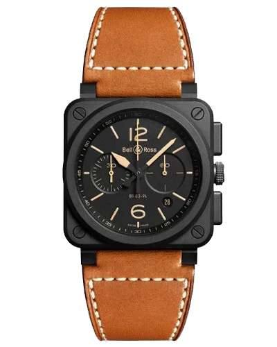 Премиальная реплика Bell & Ross Instruments Chronograph BR0394-HERI-CE