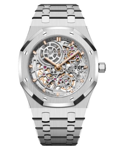 Премиальная реплика Audemars Piguet Royal Oak Jumbo Extra-Thin Openworked 16204ST.OO.1240ST.01