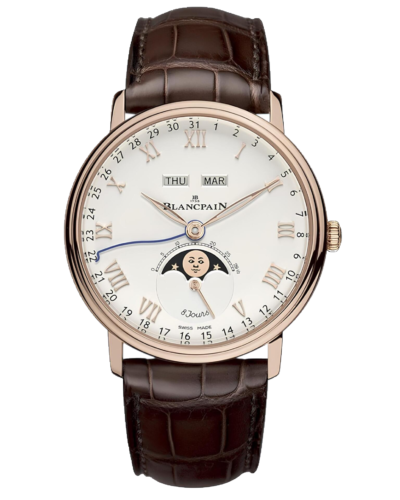 Премиальная реплика Blancpain Villeret Quantième Complet 6654-3642-55B