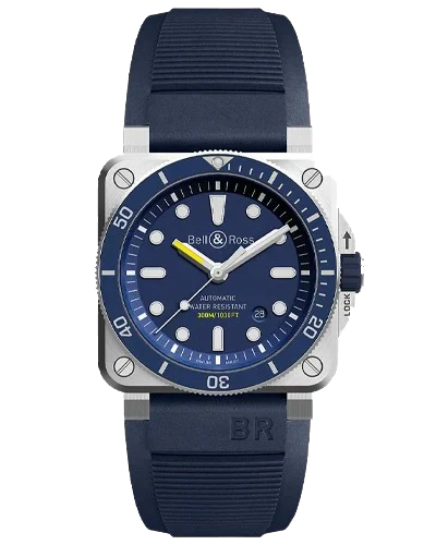 Премиальная реплика Bell & Ross Instruments Diver BR0392-D-BU-ST