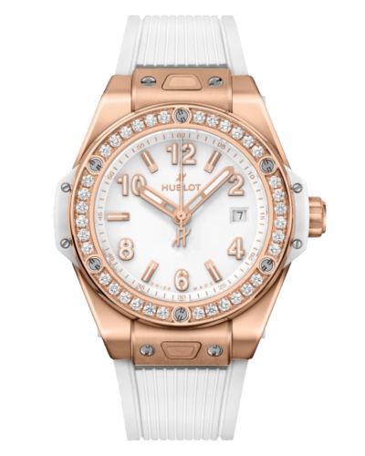 Премиальная реплика Hublot Big Bang One Click White Diamonds 465.OE.2080.RW.1204
