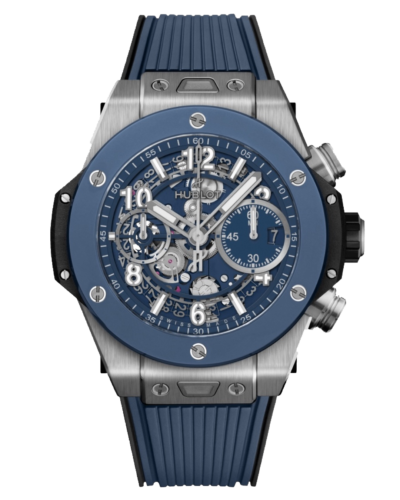 Премиальная реплика Hublot Big Bang Unico Blue Ceramic 441.NL.5171.RX