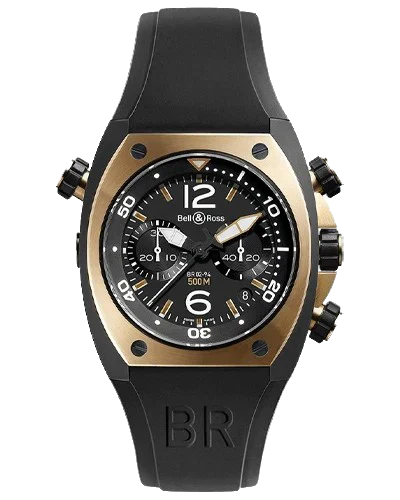 Премиальная реплика Bell & Ross Marine Chronograph BR0294-BICOLOR