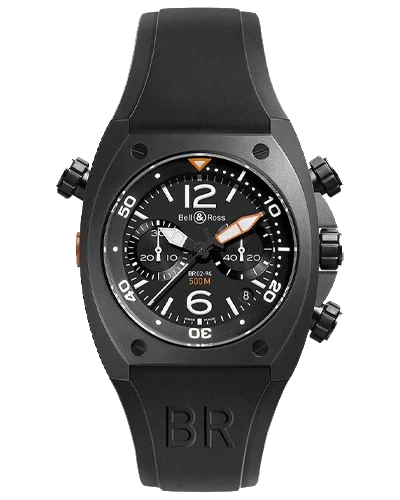 Премиальная реплика Bell & Ross Marine Chronograph BR0294-CHR-BL-CA