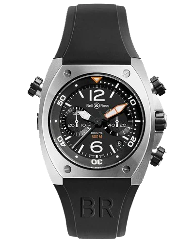 Премиальная реплика Bell & Ross Marine Chronograph BR0294-CHR-BL-ST