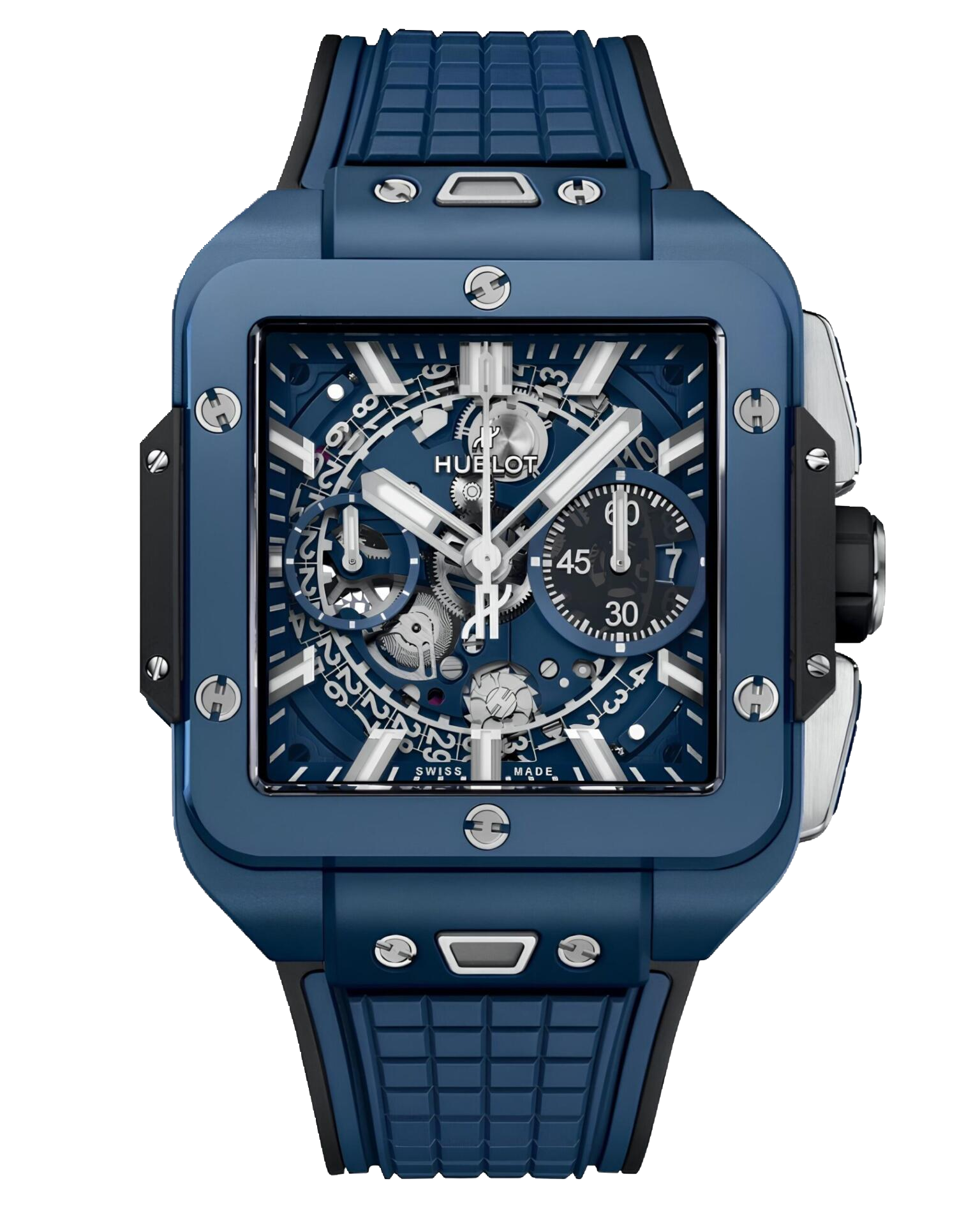 Hublot Square Bang Unico Blue Ceramic 821.EX.5170.RX