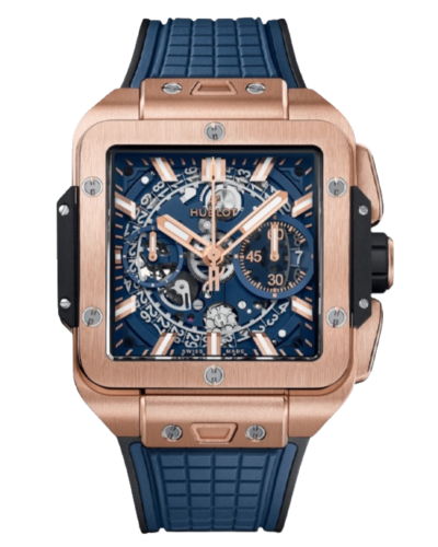 Премиальная реплика Hublot Square Bang Unico Blue 821.OX.5180.RX