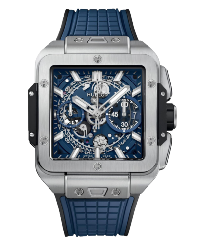 Премиальная реплика Hublot Square Bang Unico Blue 821.NX.5170.RX