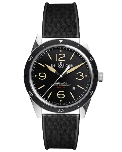 Премиальная реплика Bell & Ross Vintage BRV123-ST-HER/SRB