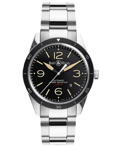 Премиальная реплика Bell & Ross Vintage BRV123-ST-HER/SST